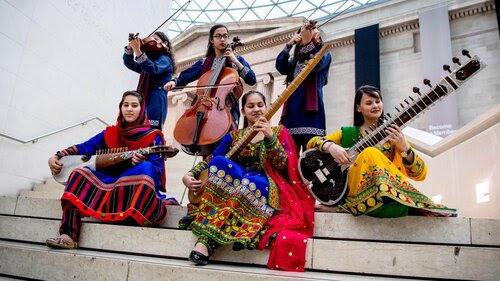 Zohra är en av de grupper som utbildats vid Afghanistans nationella musikinstitut. De består av unga kvinnliga musiker och har bland annat turnerat i Sverige. Arkivbild.