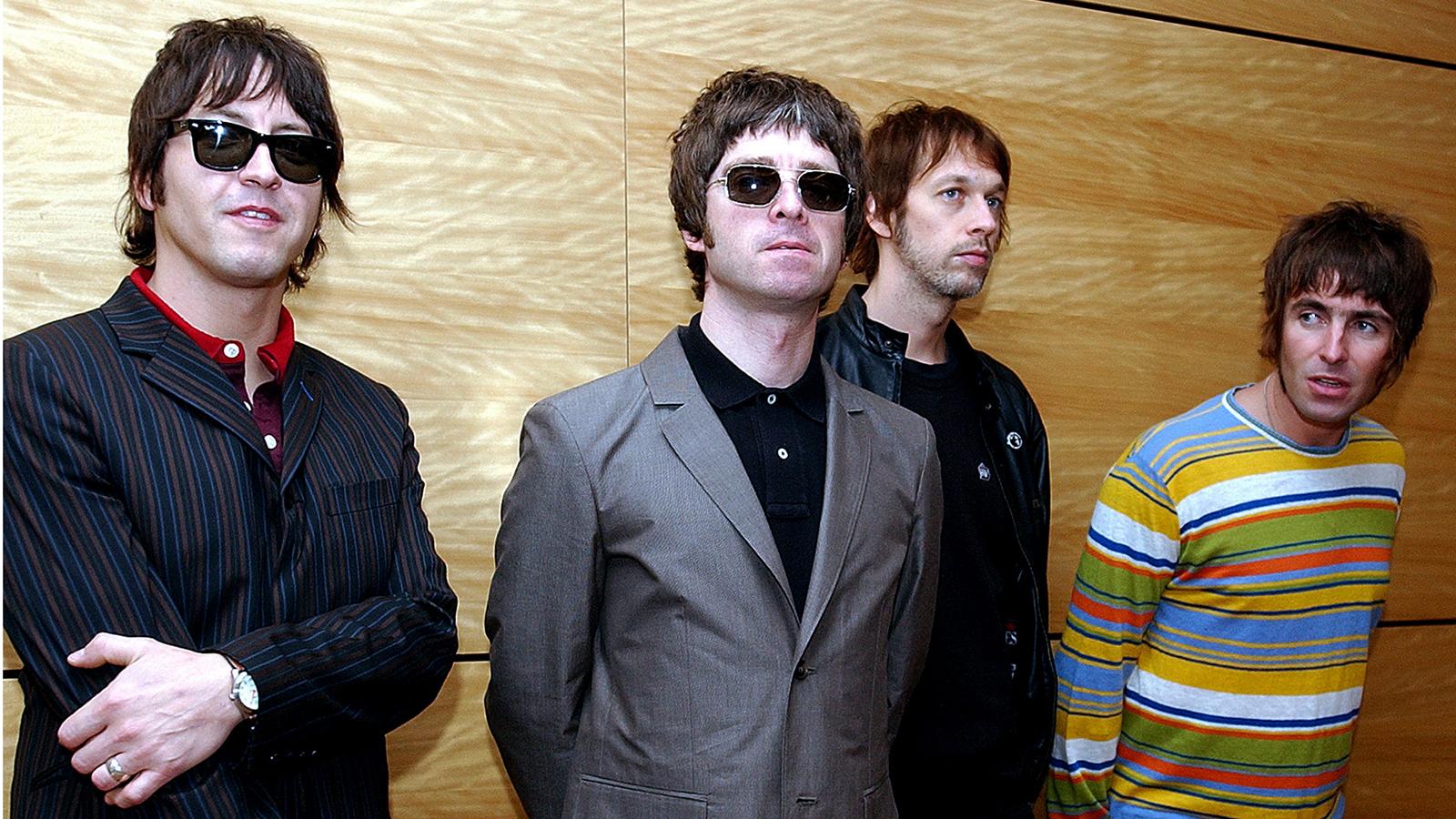 Oasis 2006. Från vänster Gem Archer, Noel Gallagher, Andy Bell och Liam Gallagher.