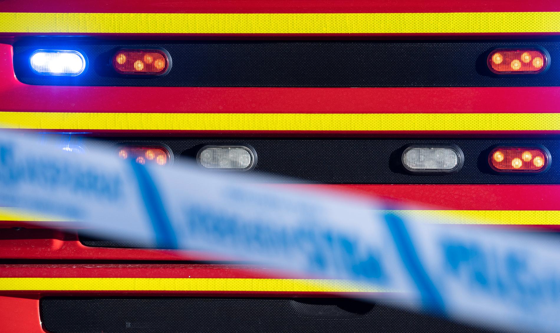 En kvinna skadades i en villabrand i Ängelholm kommun. Arkivbild.