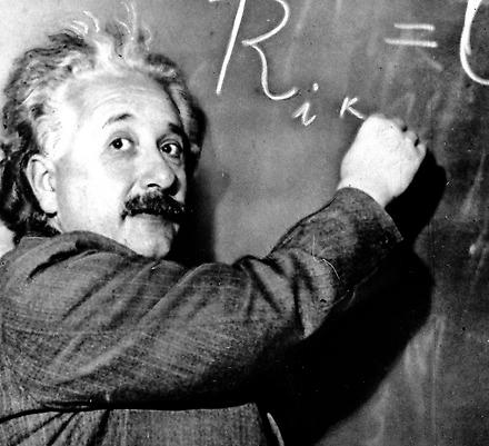 Albert Einstein, geni med avvikande idéer.