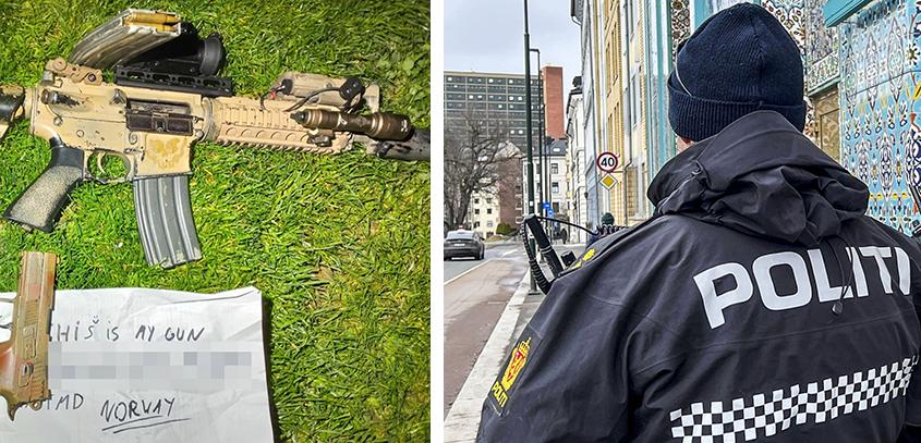 Hot mot moskéer – hela Norges polis beväpnas