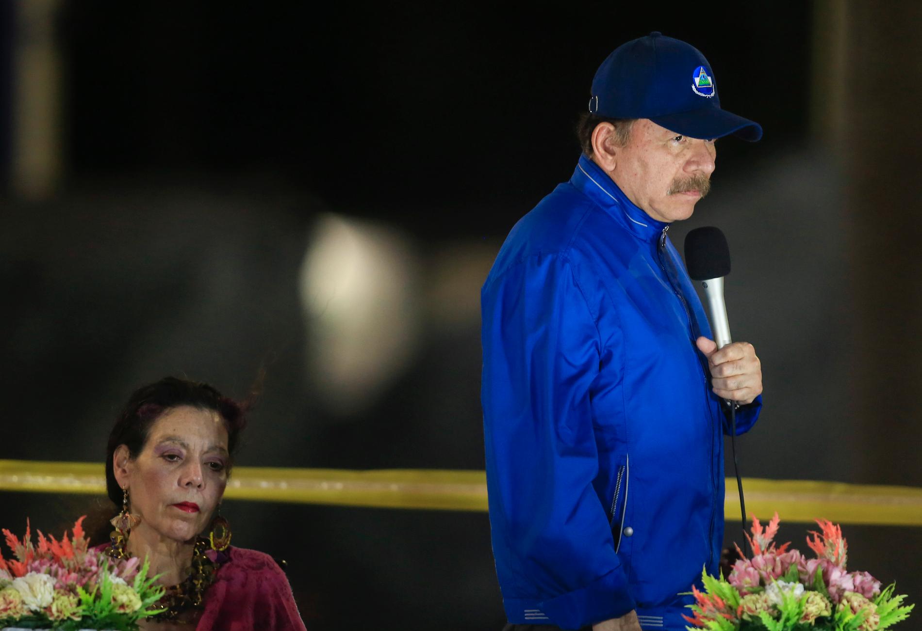 Kritiker menar att de nya lagförslagen är ett sätt för Nicaraguas president Daniel Ortega att begränsa sina kritiker. Arkivbild.
