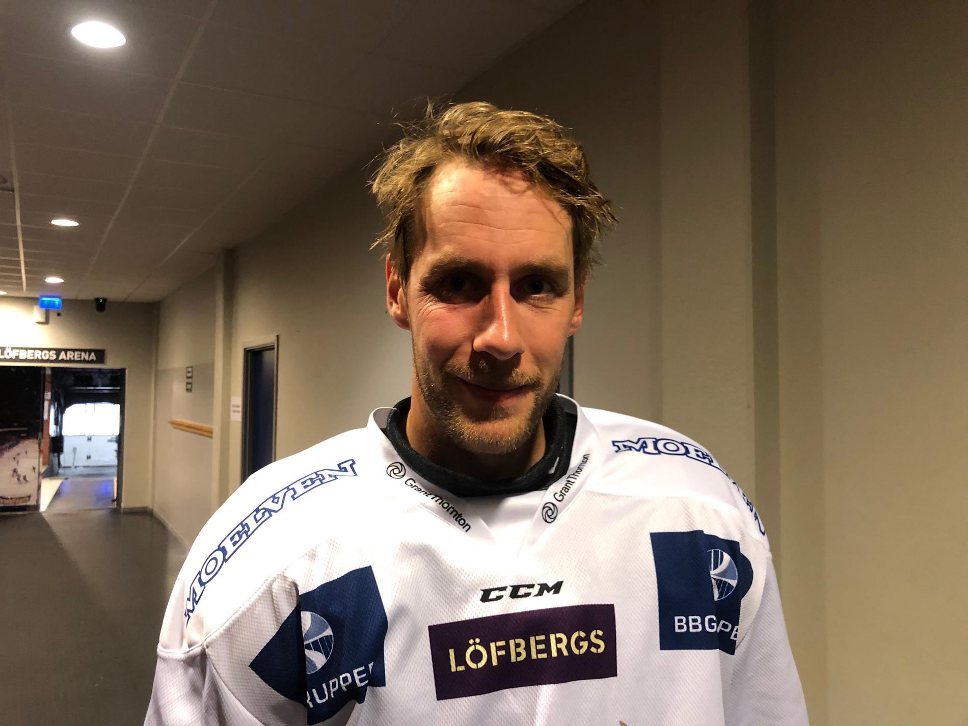 Sportbladet träffade Per Åslund i Färjestads hemmaarena.