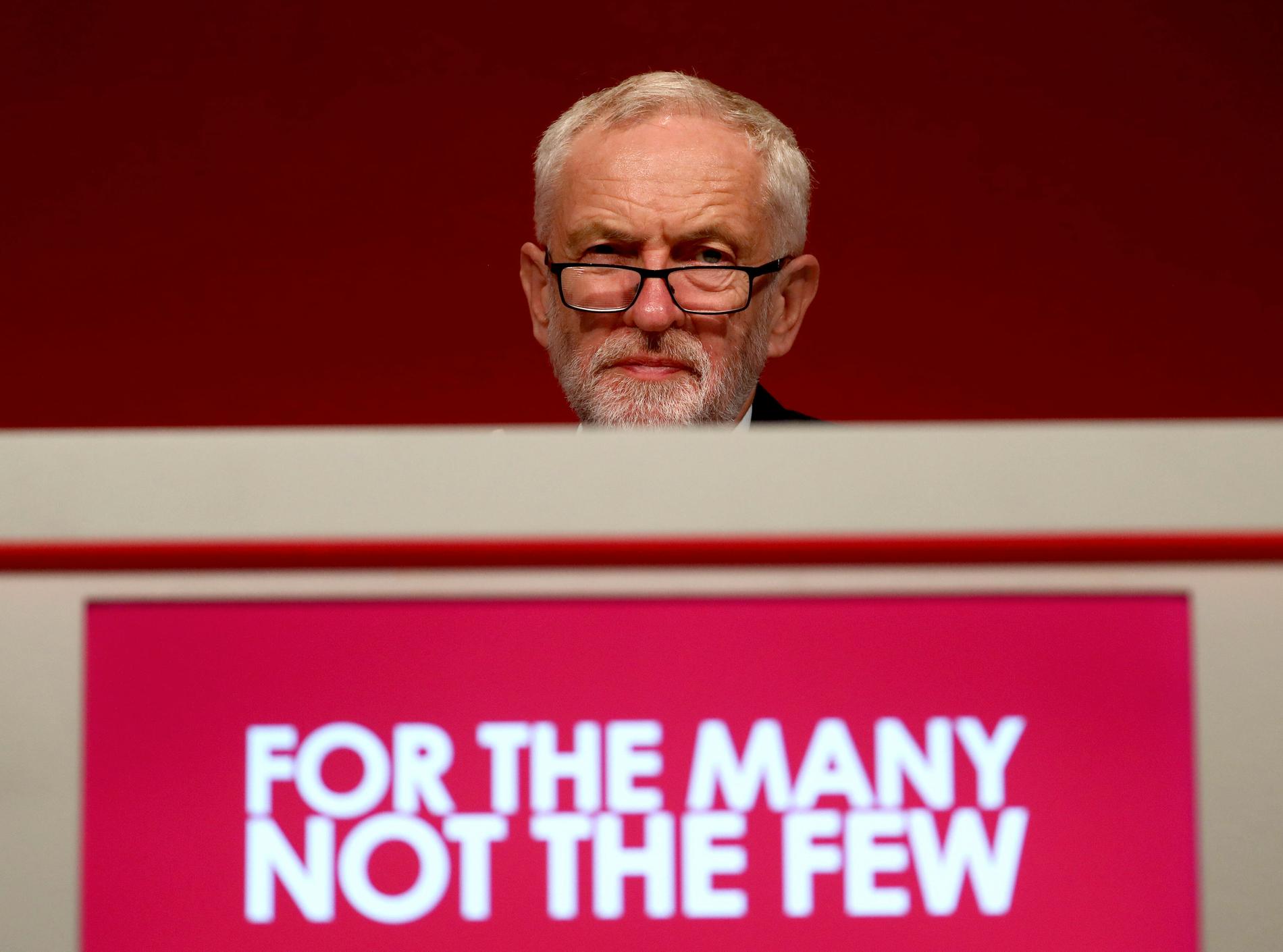 Labours partiledare Jeremy Corbyn utsattes indirekt för ett kuppförsök när partiet möttes på konvent i Brighton.