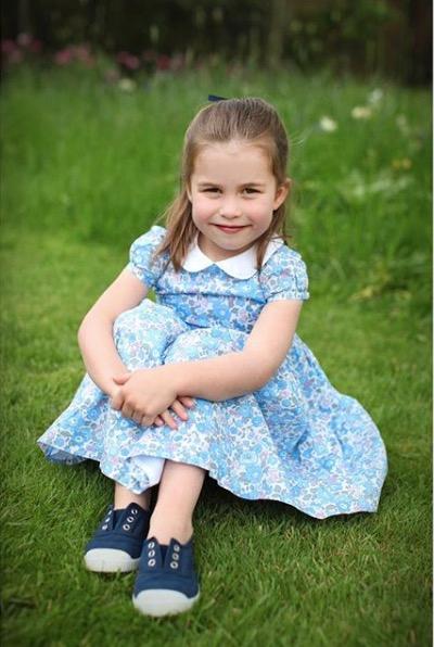 Prinsessan Charlotte har fyllt fyra år. 