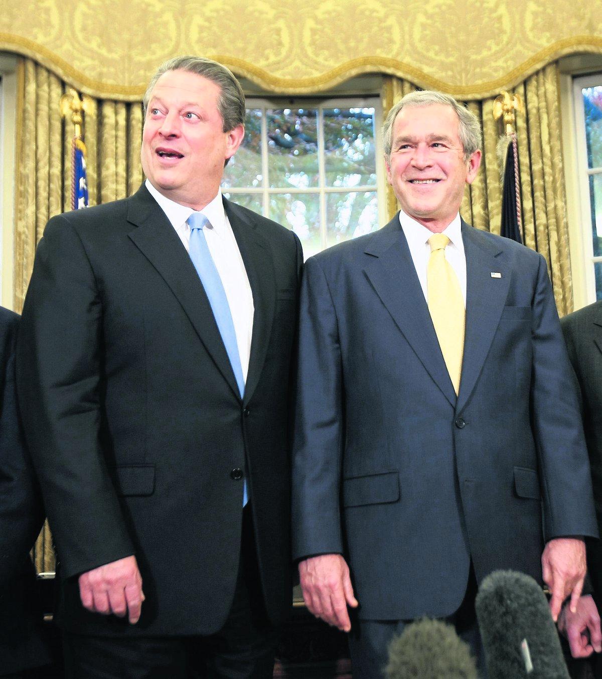 Gore & Bush – glada trots valstrul.