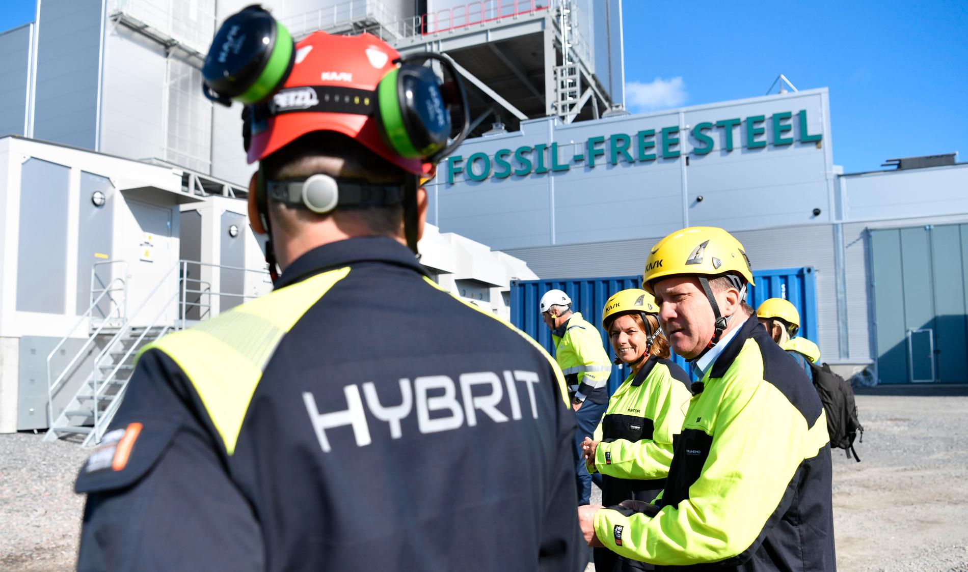 Invigningen av Hybrits anläggning i Luleå.