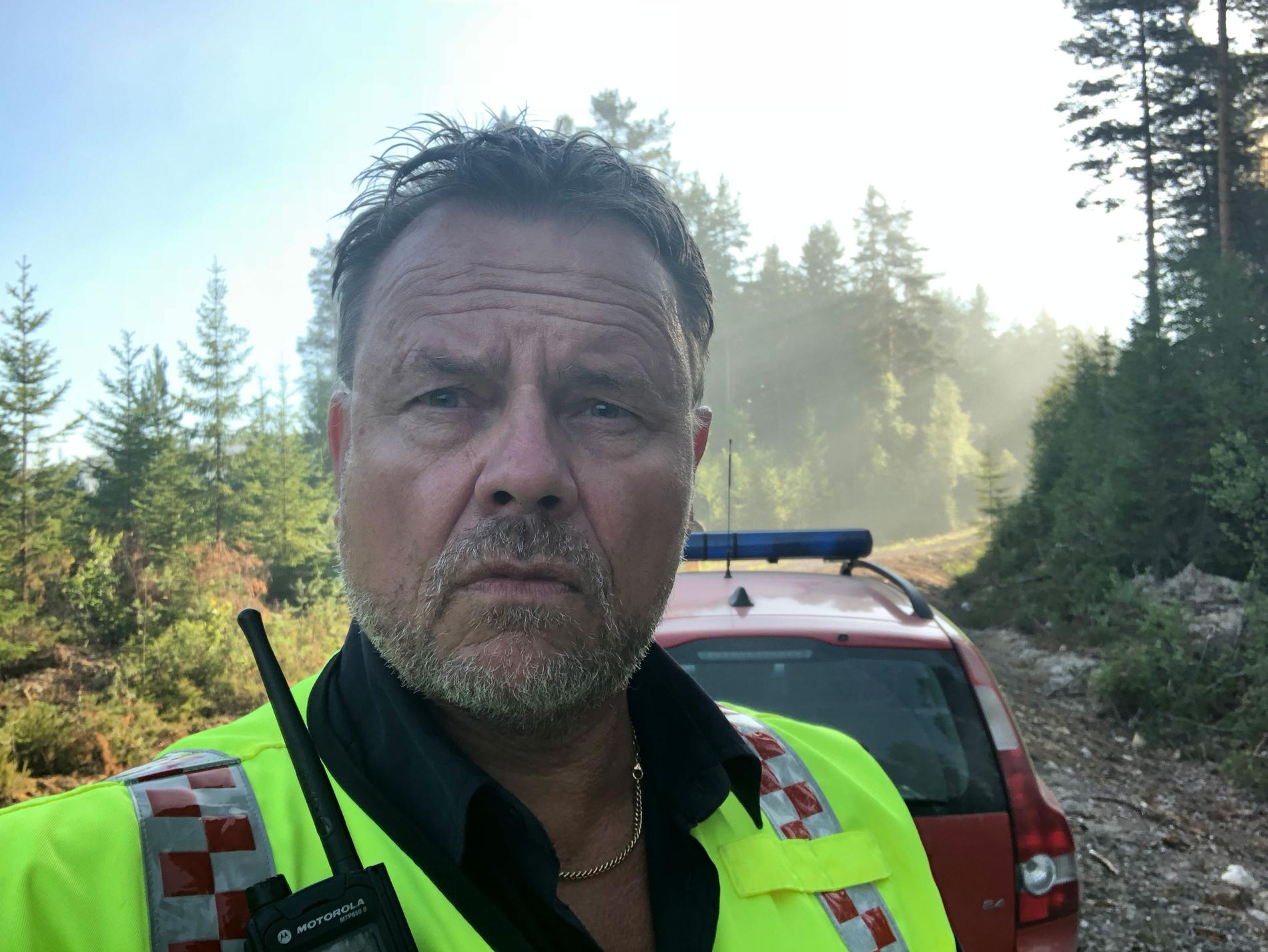 Räddningsledare Peter Karlsson. 