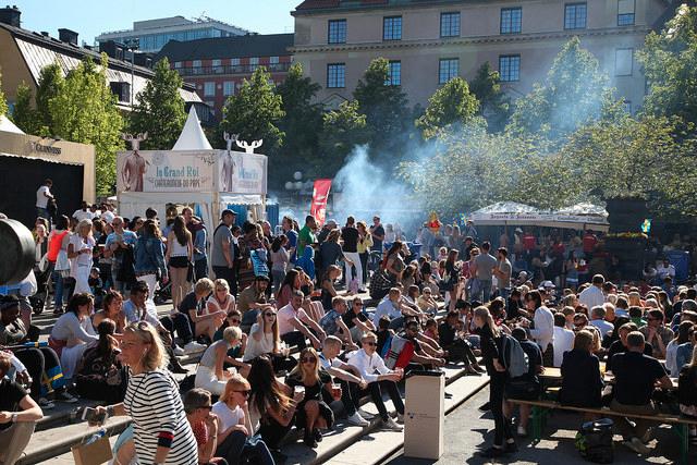 Fler hundra tusen besökare gästar varje år festivalen Smaka på Stockholm.