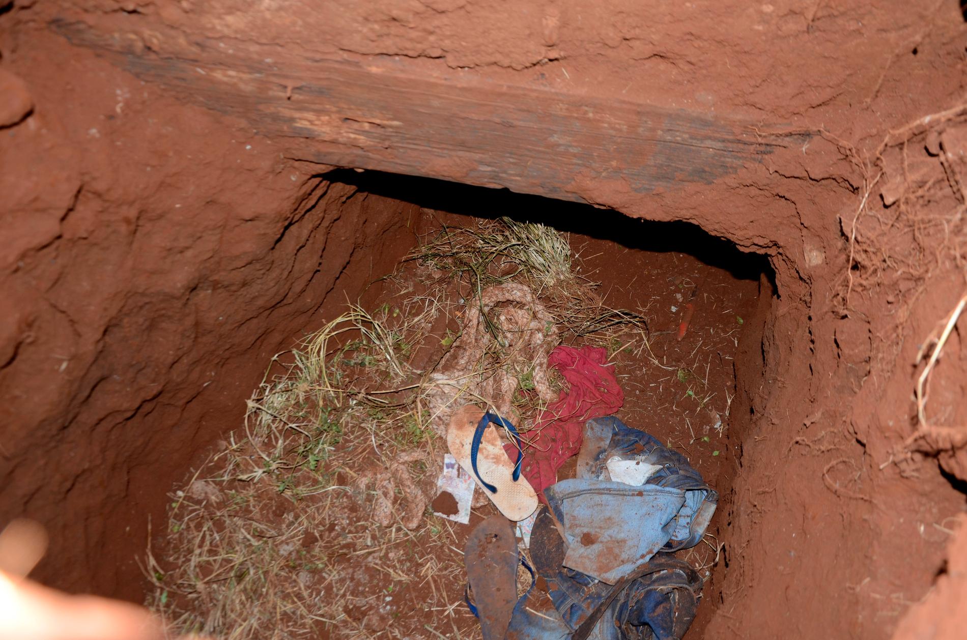Fångarna hade själva grävt den tunnel de flydde igenom.