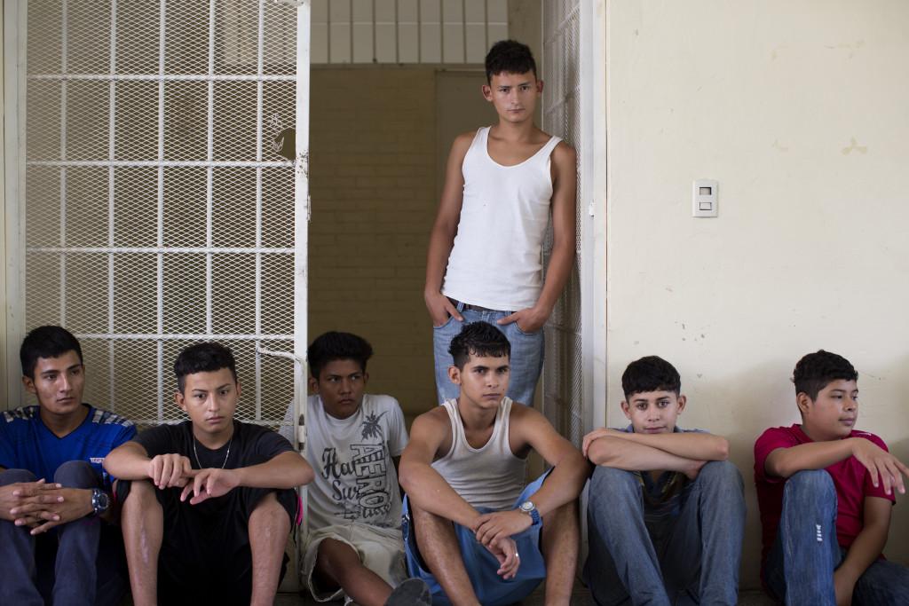 Nästan samtliga som sitter på ungdomsfängelset Carmen i San Pedro Sula är dömda för mord. Det intagna är i åldrarna 13-17 år.
