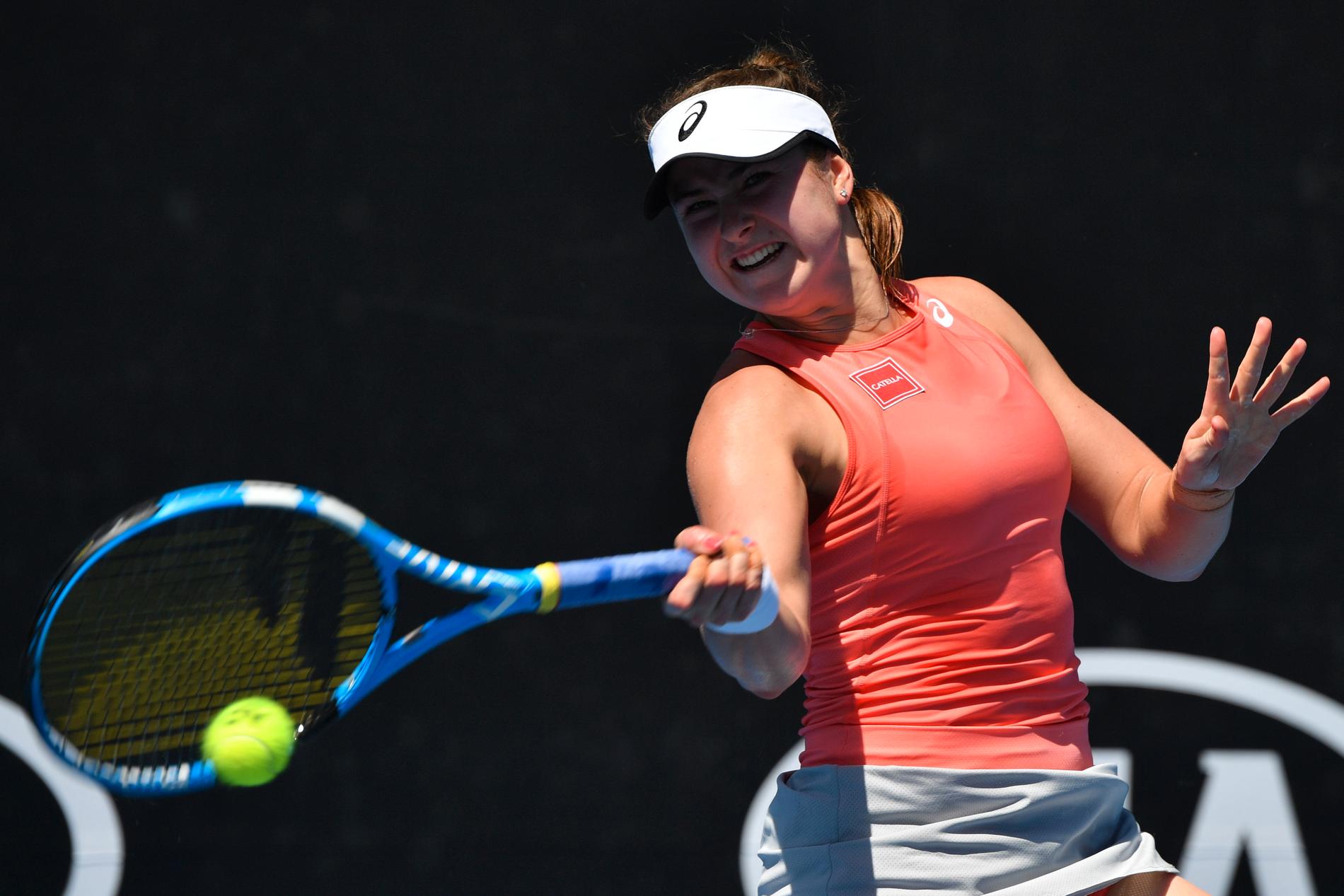 Rebecca Peterson är vidare till andra omgången i Australian Open.