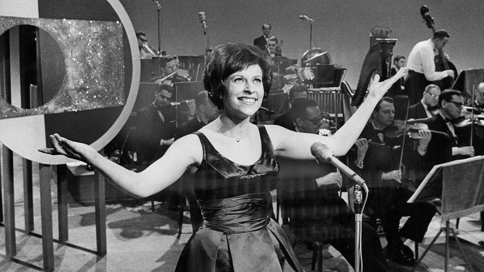 Inger Berggren i Melodifestivalen 1962.