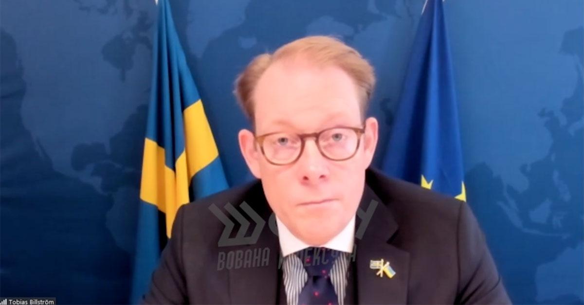 I veckan publicerades en åtta minuter lång intervju med Sveriges utrikesminister Tobias Billström på Vovan & Lexus Rumblekanal.