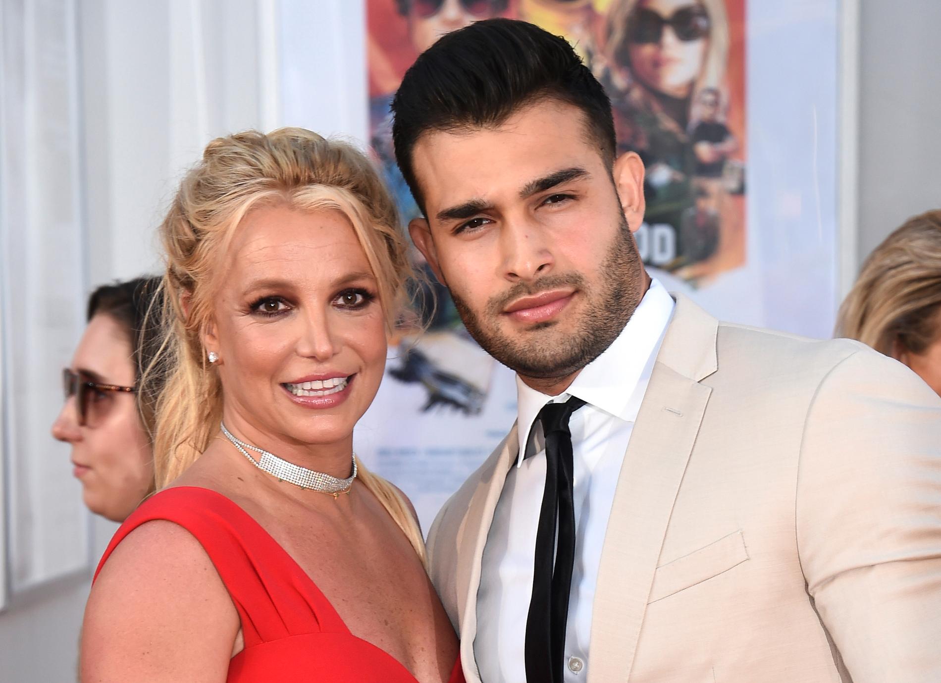 Britney Spears och Sam Asghari. 