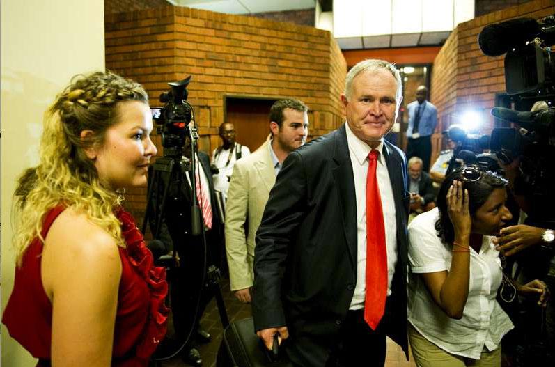 Försvarsadvokaten Barry Roux.