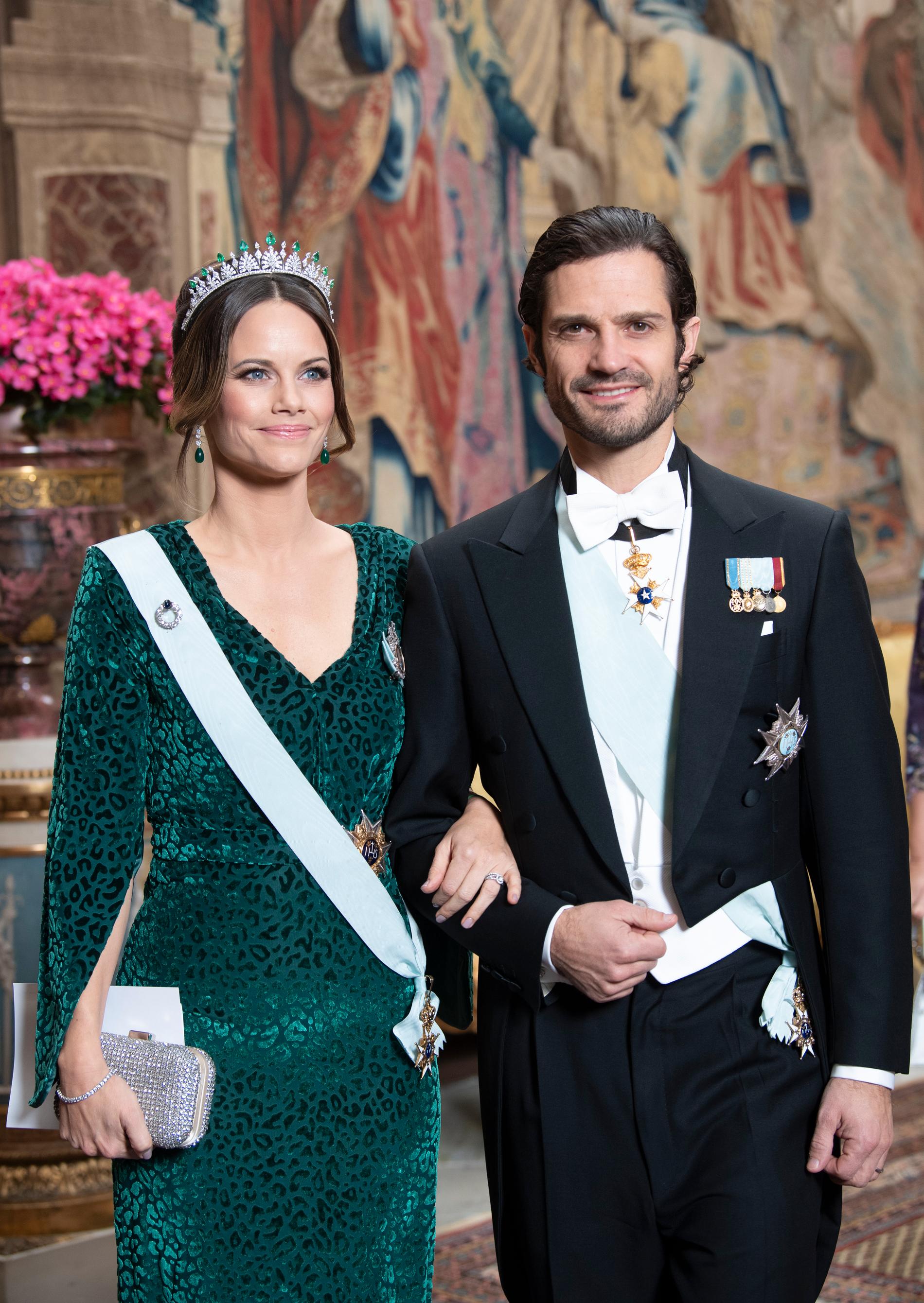 Prinsessan Sofia och prins Carl Philip. 