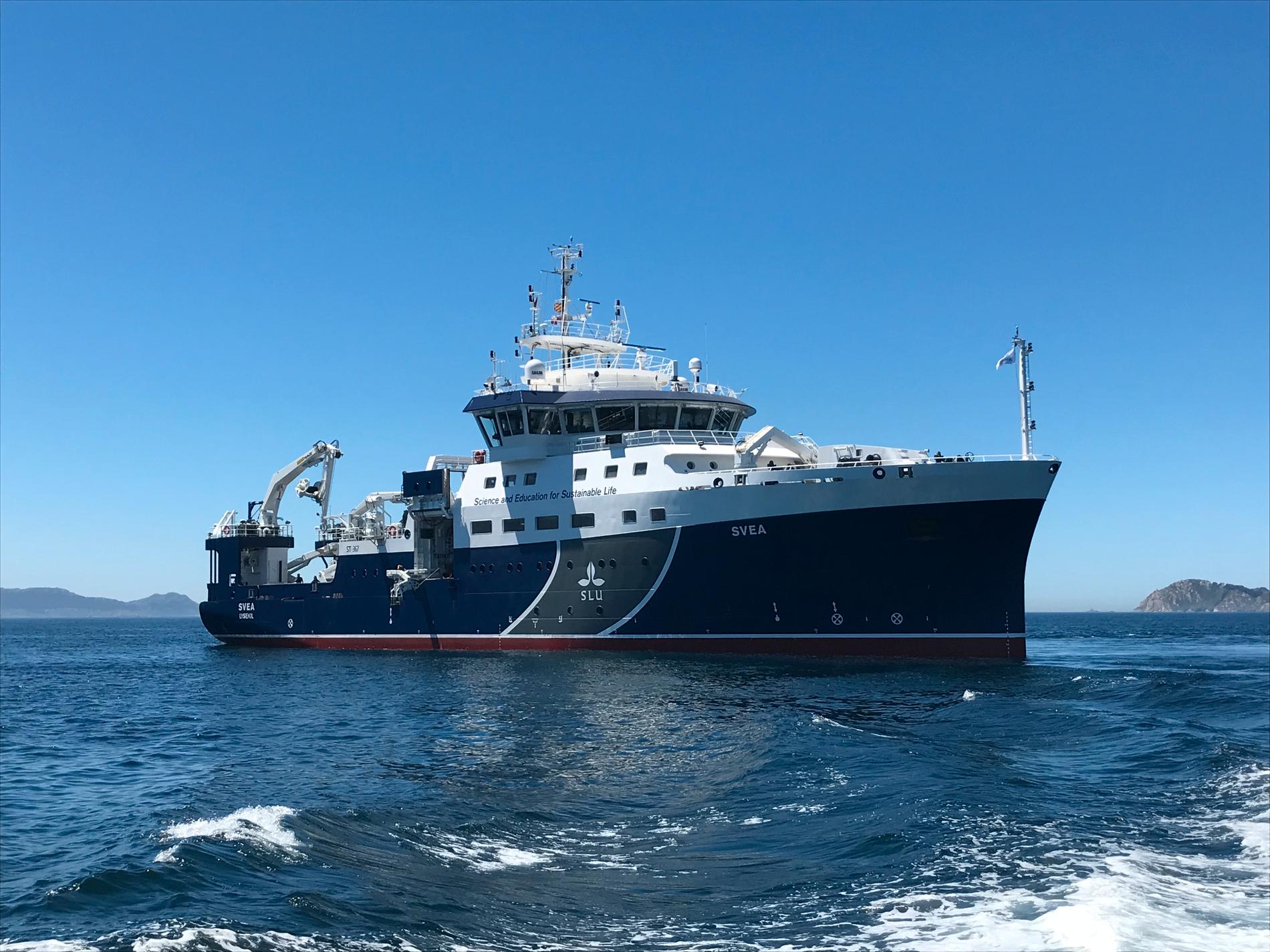 R/V Svea anländer till Lysekil under lördagen, det första oceangående forskningsfartyget sedan skroten av Argos 2011.