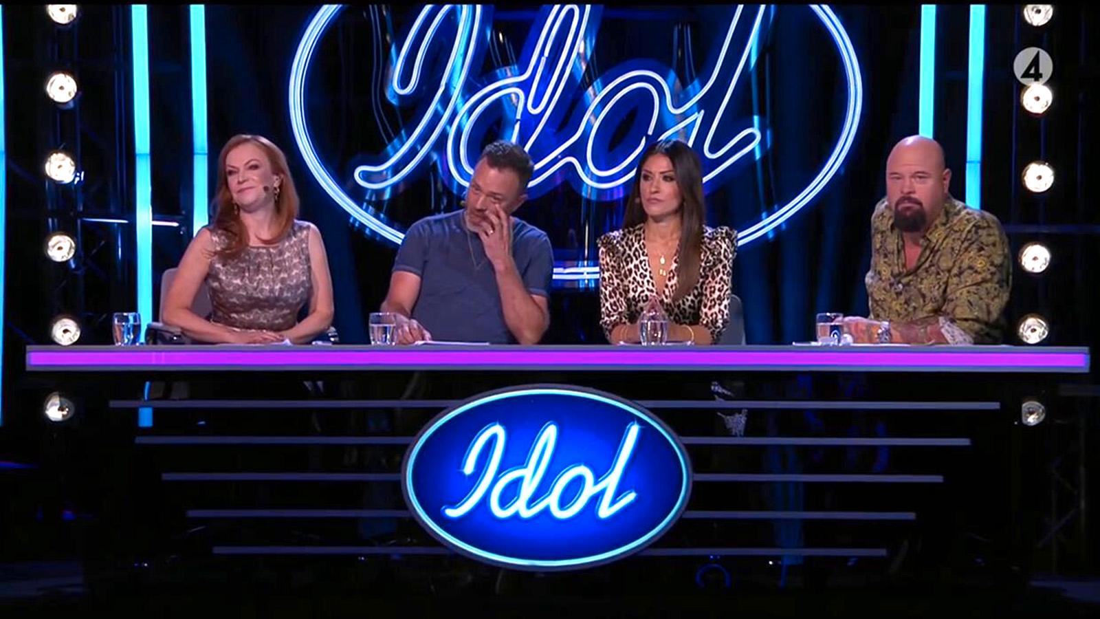 ”Idol”-juryn är intakt från i fjol, från vänster Kishti Tomita, Alexander Kronlund, Nikki Amini och Anders Bagge.