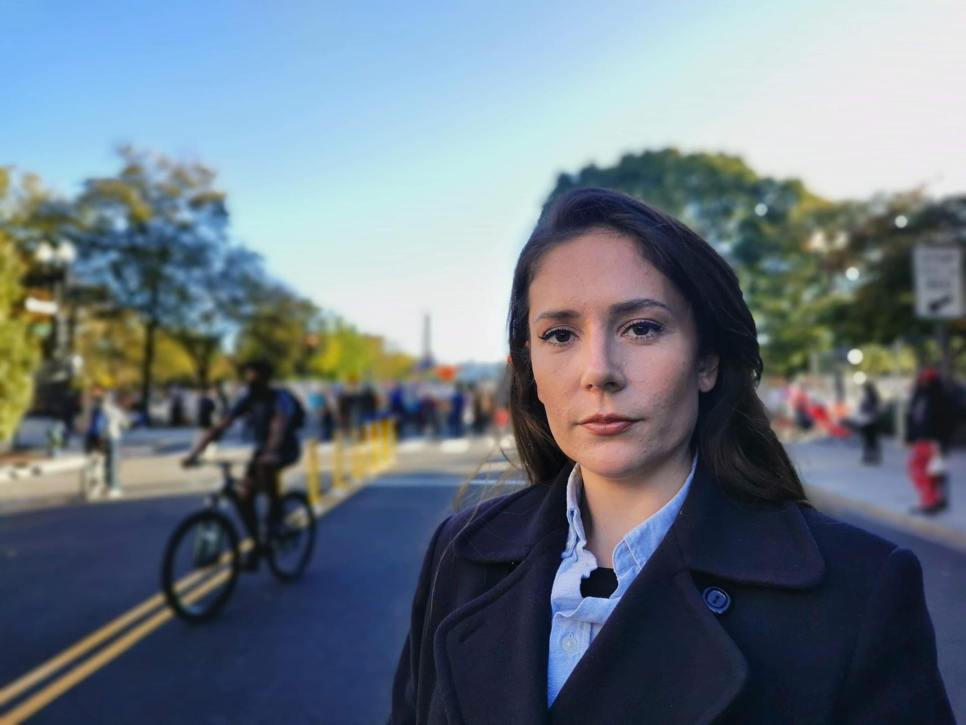 Emma Lovén Svensson, Aftonbladets utsända i Washington DC.