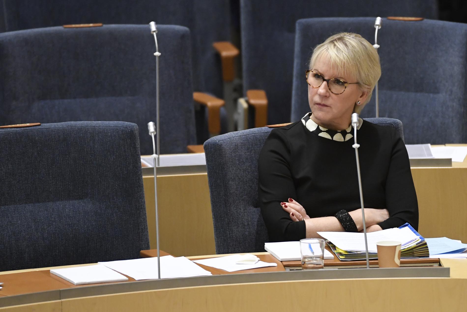 Utrikesminister Margot Wallström (S) har uppgett att UD var ovetande om Kinamötet. Arkivbild.