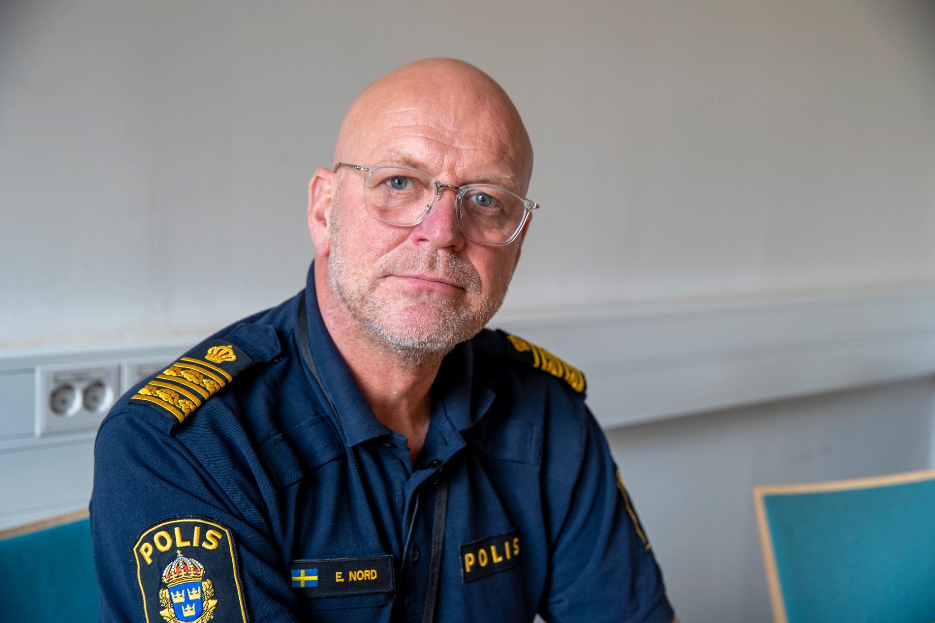 Erik Nord, polischef för polisområdet Storgöteborg.