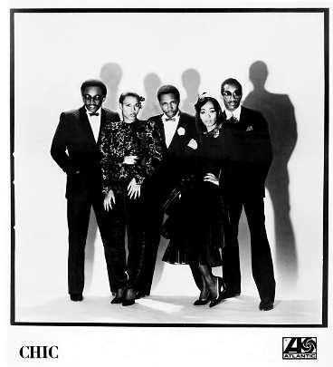 Chic såsom de såg ut 1981. Deras version av disco handlar om bas, funk och tuffa soulmelodier.