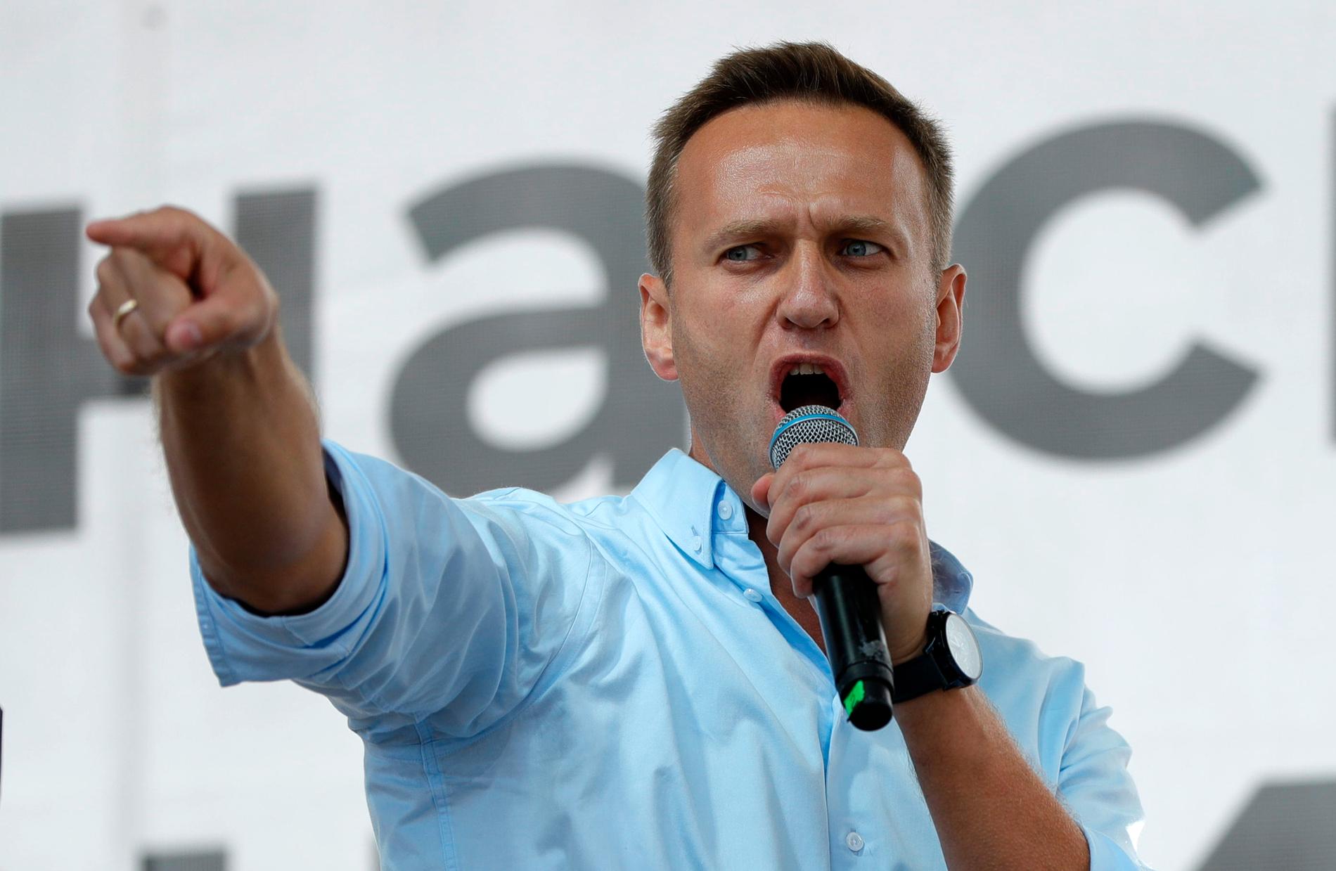 Aleksej Navalnyj sitter frihetsberövad sedan en vecka. Arkivbild.