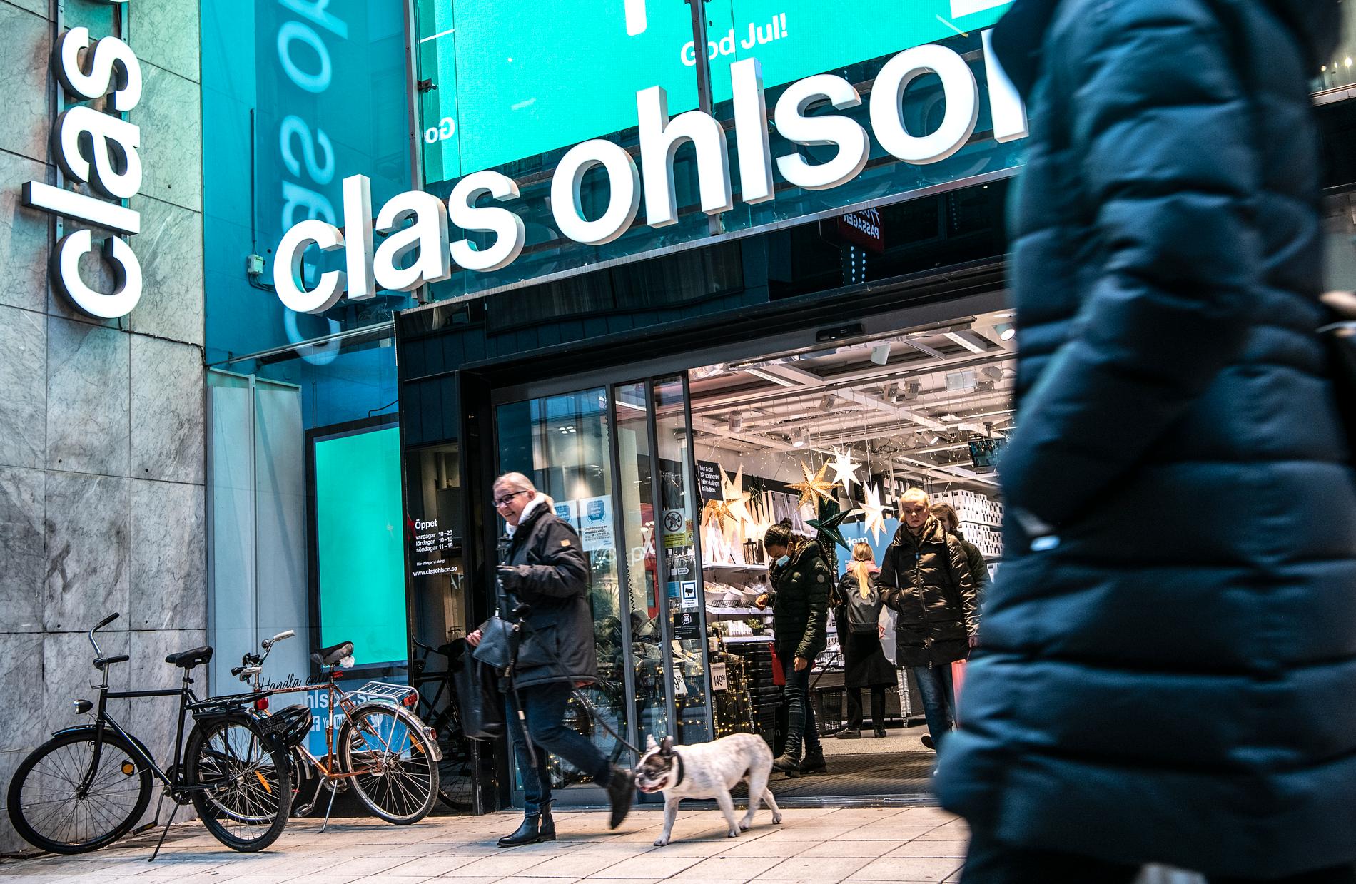 Clas Ohlson-butik på Drottninggatan i Stockholm.