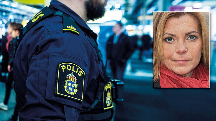 Svenska poliser lägger så mycket tid på administration som skulle kunna utföras av icke-poliser att det motsvarar nästan 1 900 poliser per år mätt i årsarbetskraft. Det framgår av en undersökning Novus gjort på uppdrag av Polisförbundet, skriver Lena Nitz.