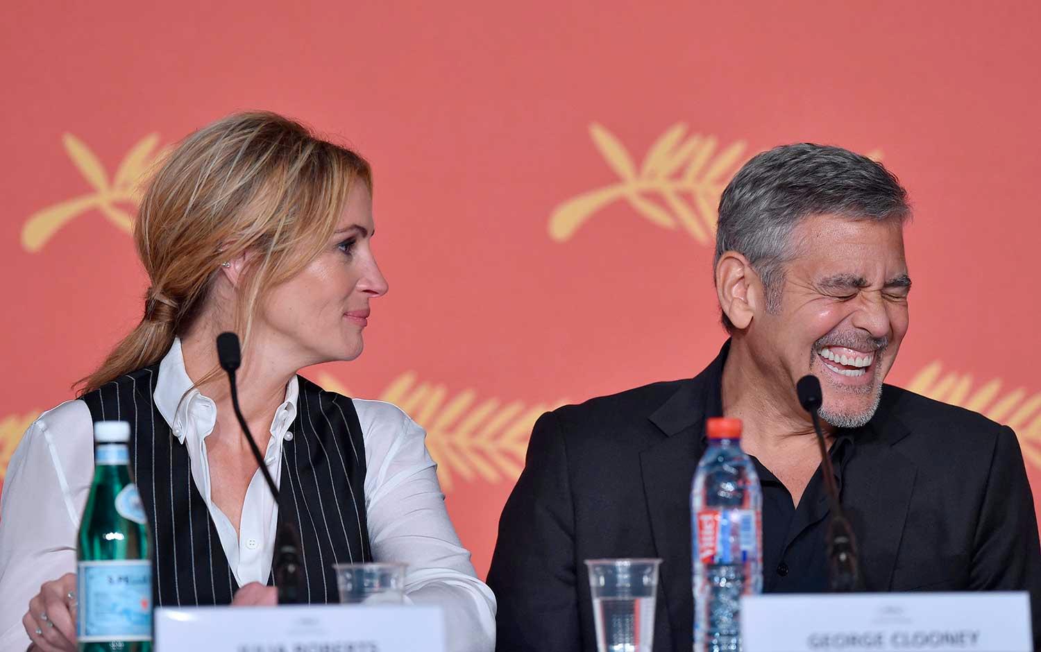Julia Roberts och George Clooney i Cannes.