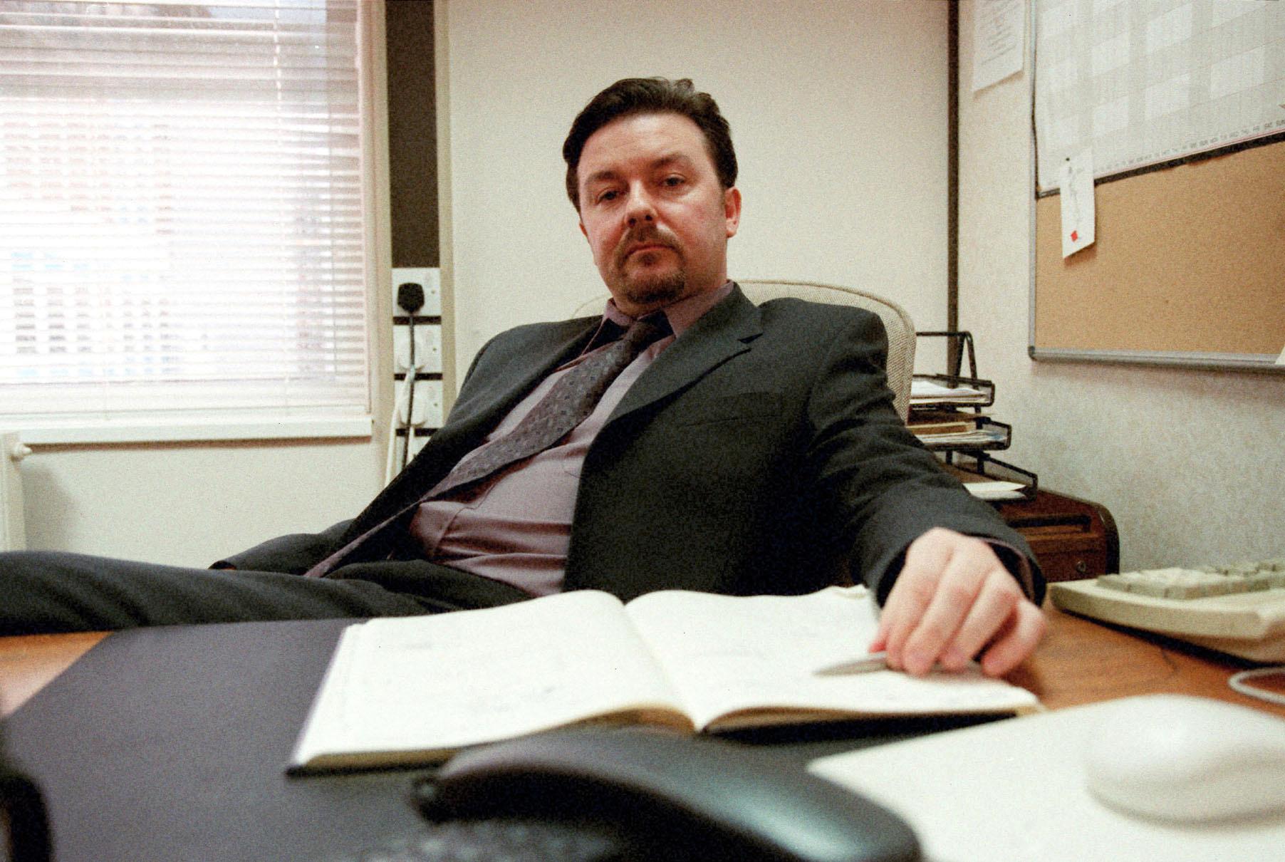 Ricky Gervais som David Brent i ”The office”.