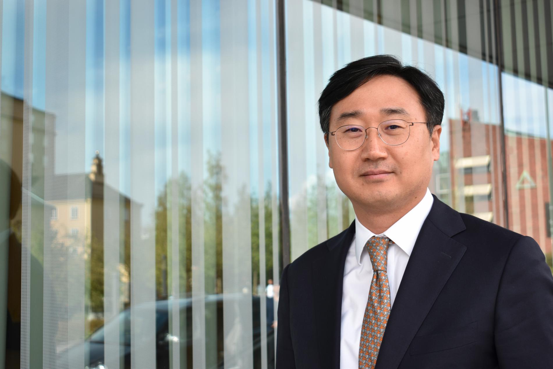 Doktor Shin Beom-Chul, Nordkoreaexpert och chef för The Asan Institute for Policy Studies i Seoul, under ett besök i Stockholm.