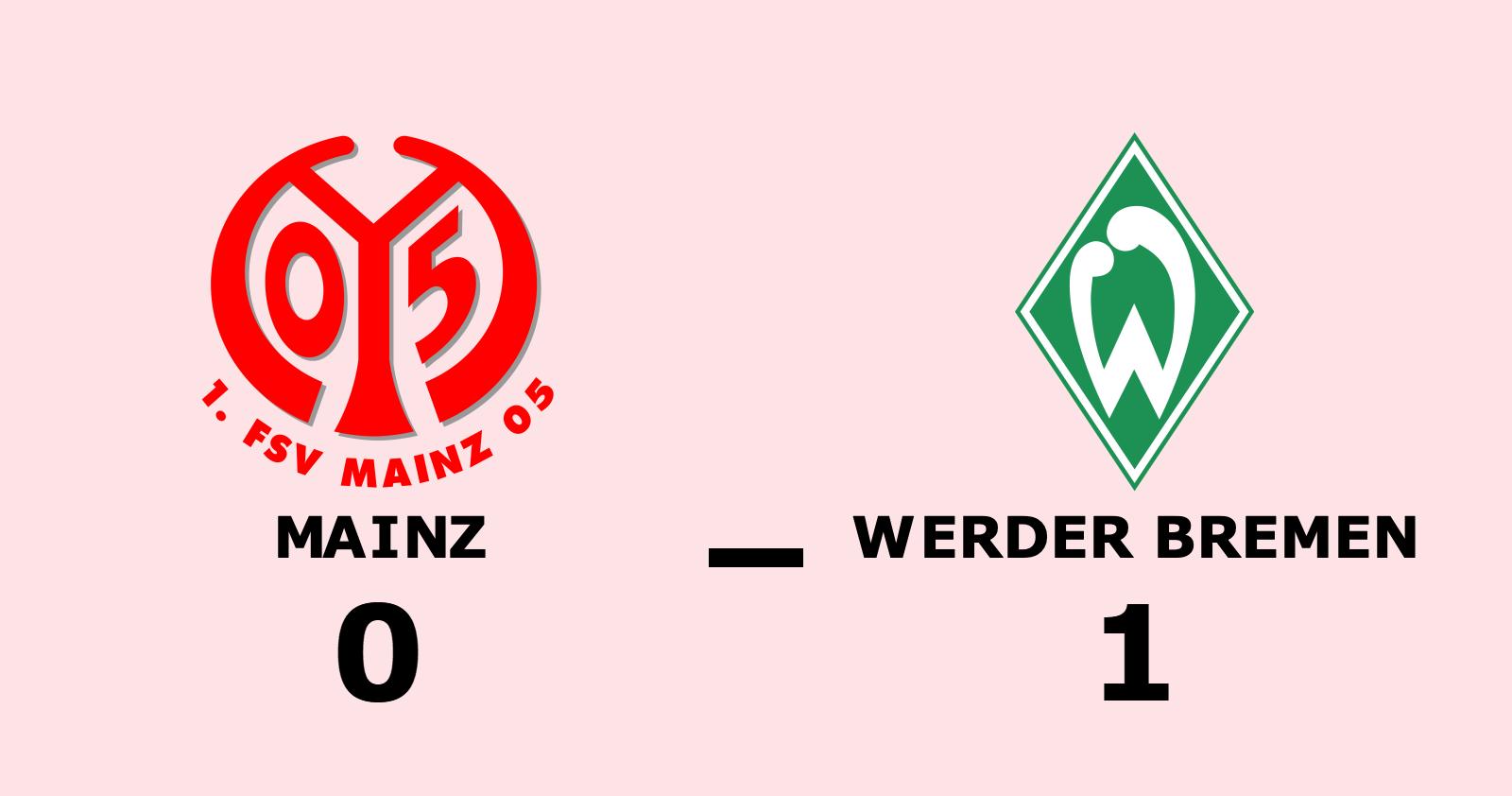Werder Bremen bröt tunga sviten mot Mainz
