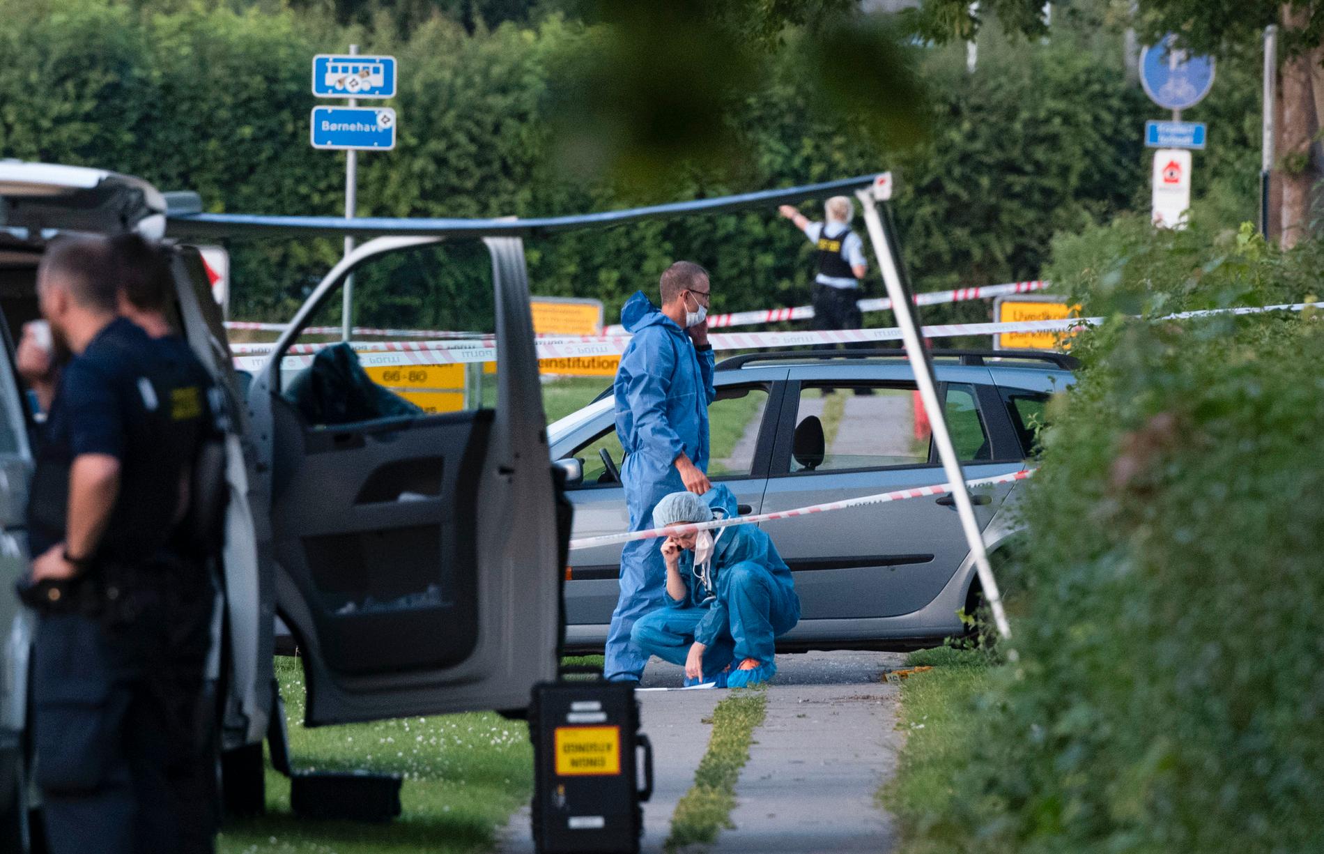 Dubbelmordet i Köpenhamnsförorten Herlev i juni är en av de händelser som gör att den danska regeringen vill inför gränskontroll mot Sverige. Arkivbild.
