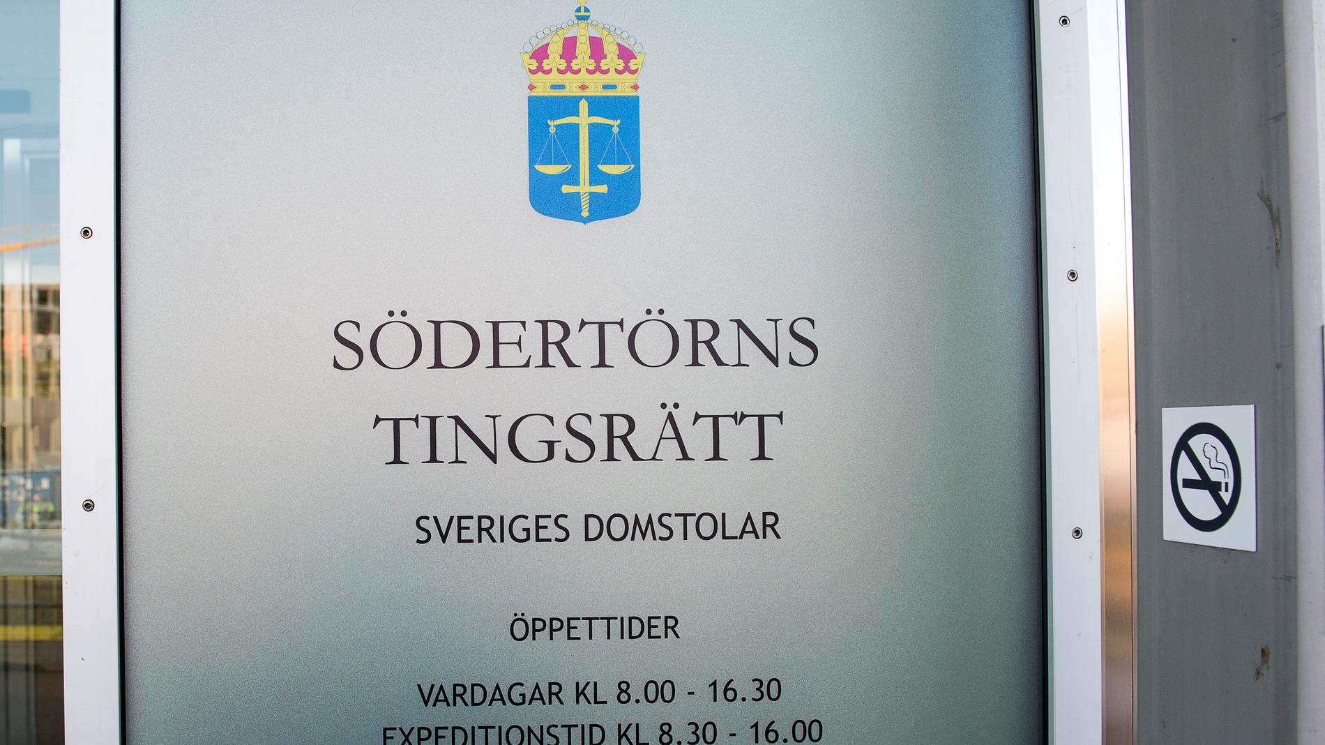 Mannen åtalas vid Södertörns tingsrätt. Arkivbild.