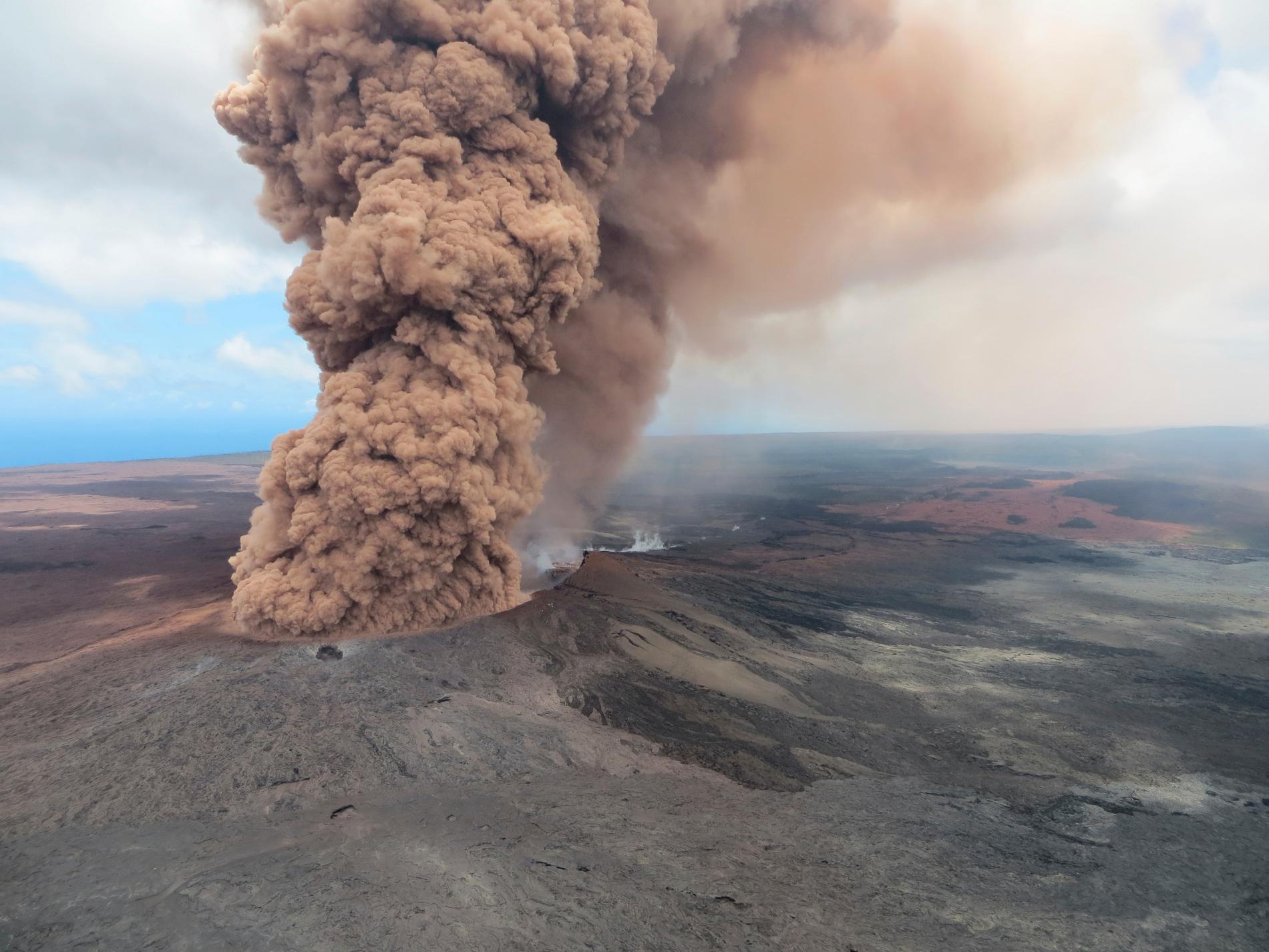 Vulkanen Kilauea har haft utbrott sedan i torsdags.