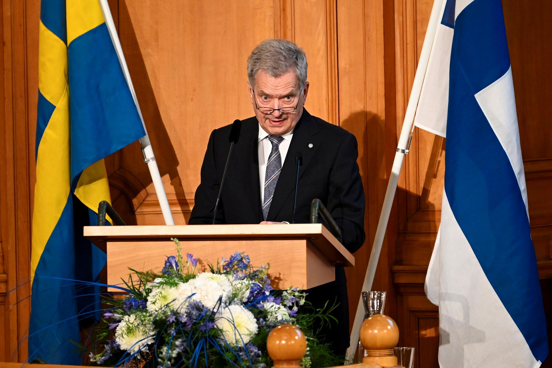 Finlands president Sauli Niinistö.