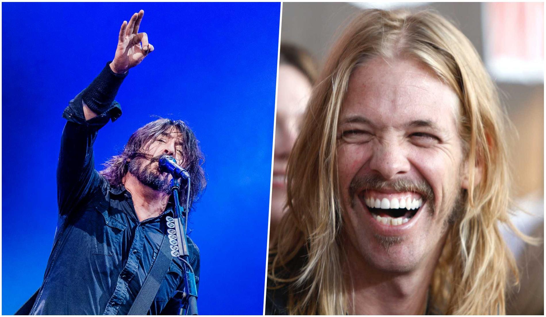 Drygt ett år efter trummisen Taylor Hawkins (till höger) död är Foo Fighters aktuella med ny musik. I juni släpps albumet ”But here we are”.