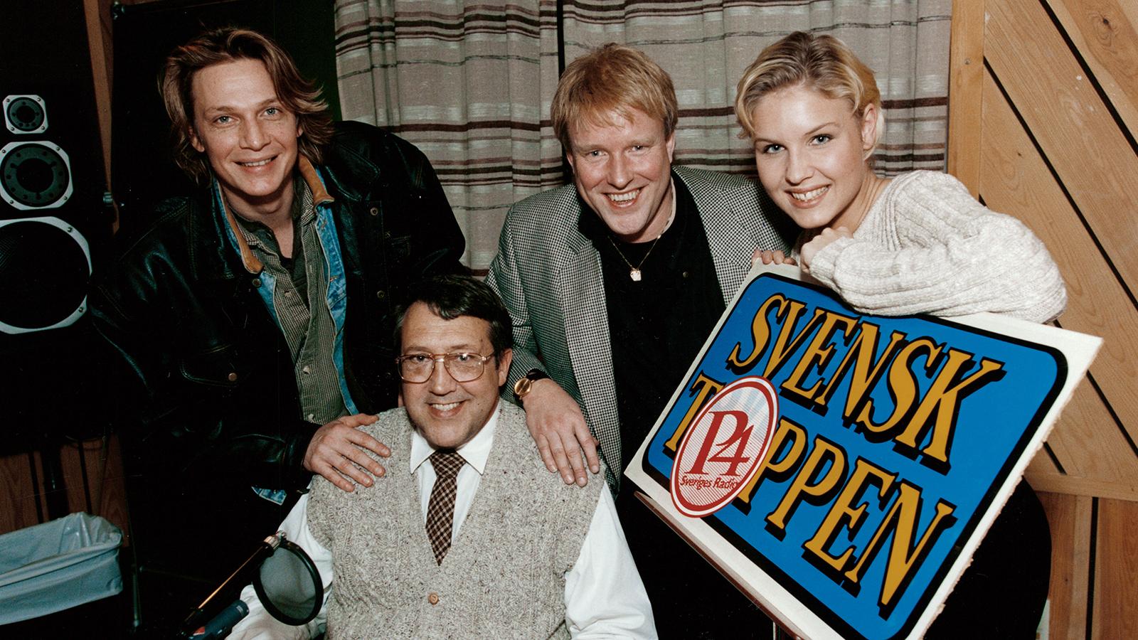 Tommy Nilsson, Thorleif Torstensson, Jenny Silver och Kent Finell 1994.