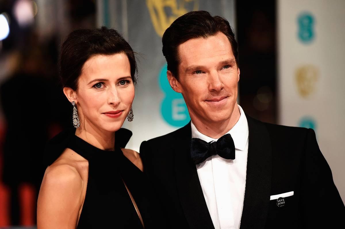 Äkta paret Sophie Hunter och Benedict Cumberbatch.