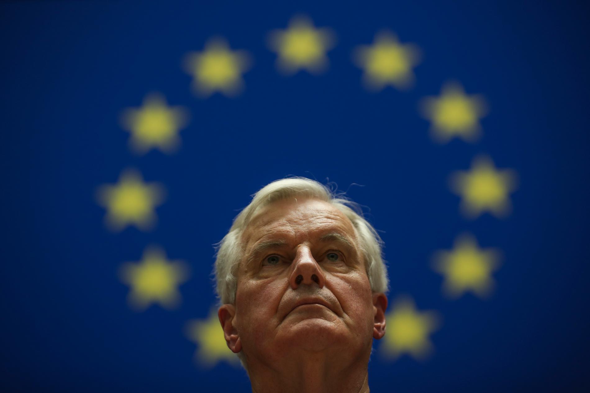 Frankrikes förre utrikesminister Michel Barnier är EU:s chefsförhandlare med Storbritannien. Arkivfoto.