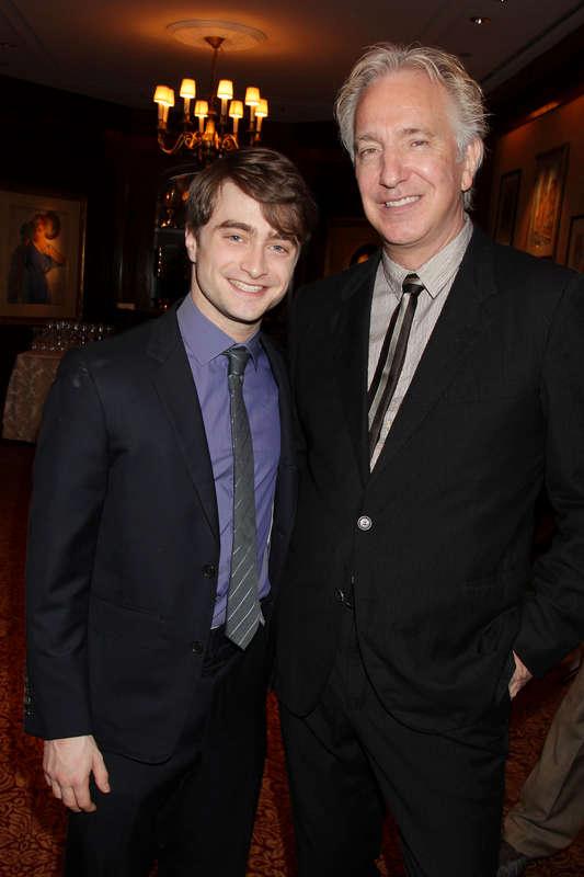 Daniel Radcliffe och Alan Rickman spelade in åtta Harry Potter-filmer tillsammans