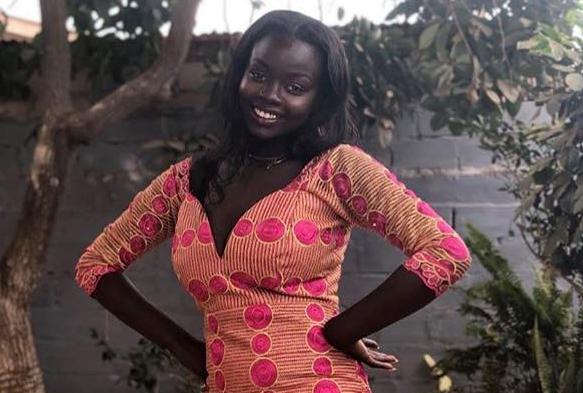 Ndella Jack, 18. Bilden togs i Gambia, som hon besökte för första gången i december förra året.