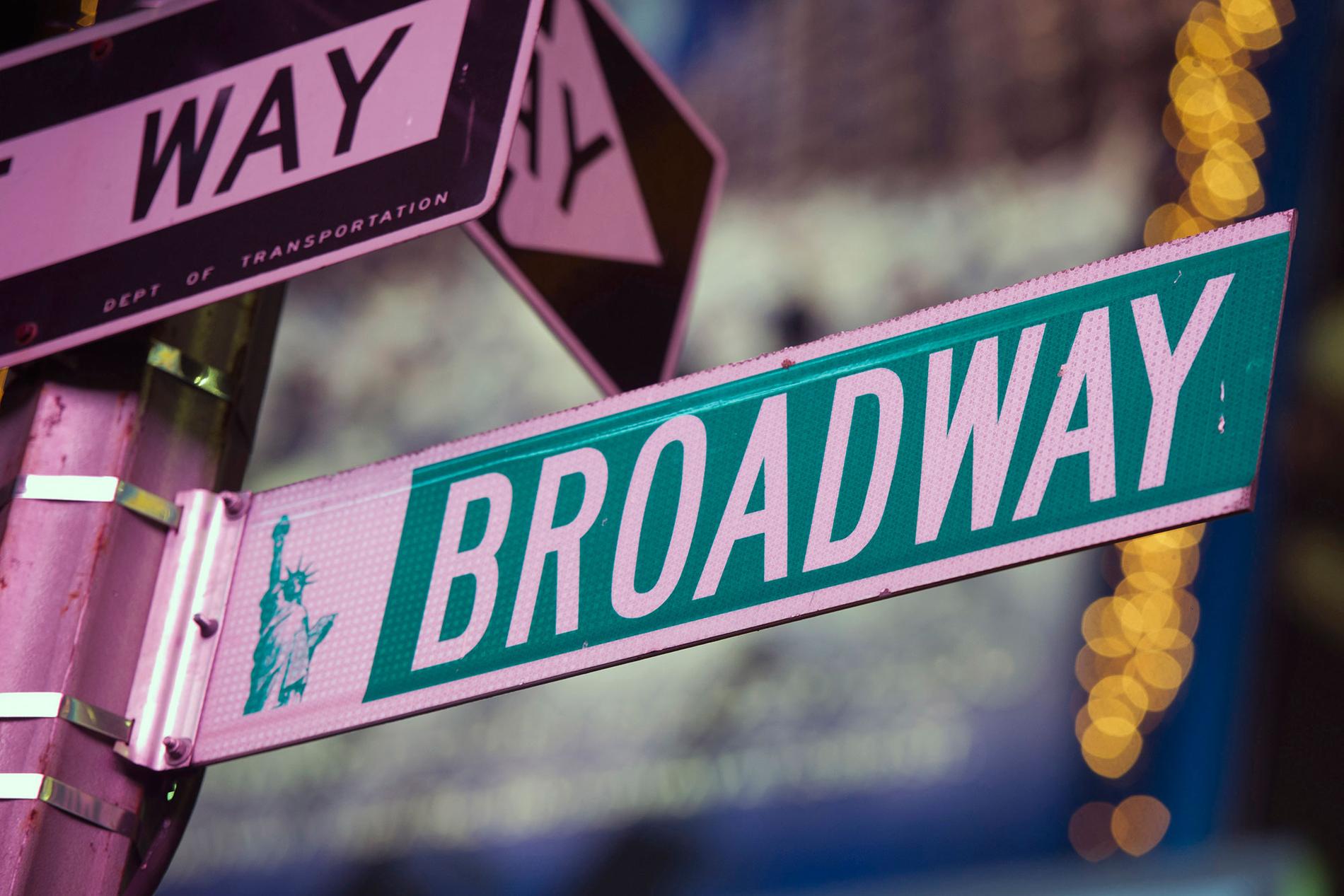 Musikal-meckat Broadway i New York.
