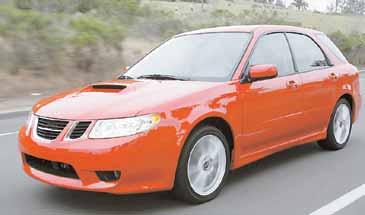 UPPSMINKAD SUBARU Saab har inte pengar att utveckla egna bilar. Man har använt japanska Subaru Imprezas grund till 9-2X. Resultatet förskräcker.