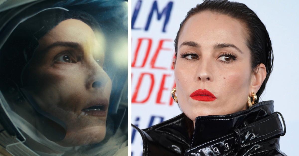 Noomi Rapace on being away from family in “Constellation”