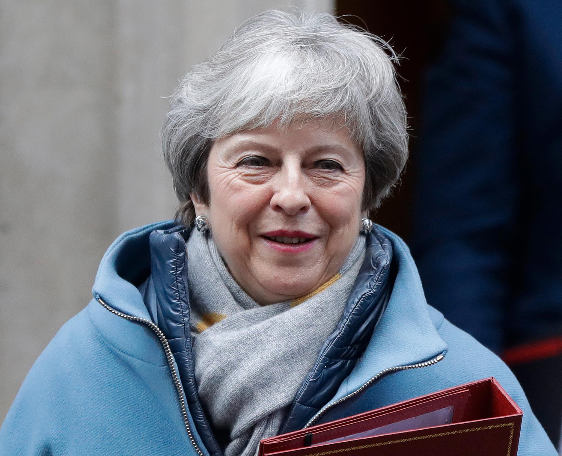 Storbritanniens premiärminister Theresa May är hårt pressad om vägen vidare för det brittiska utträdet ur EU. Arkivfoto.