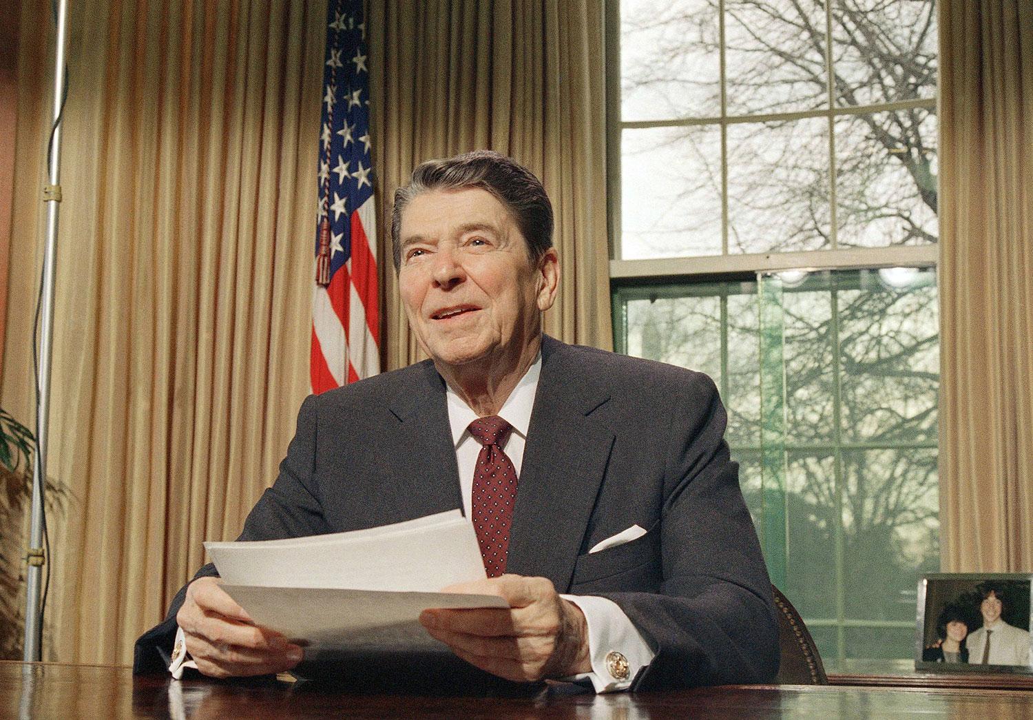 Ronald Reagan var USA:s president 1981–1989.