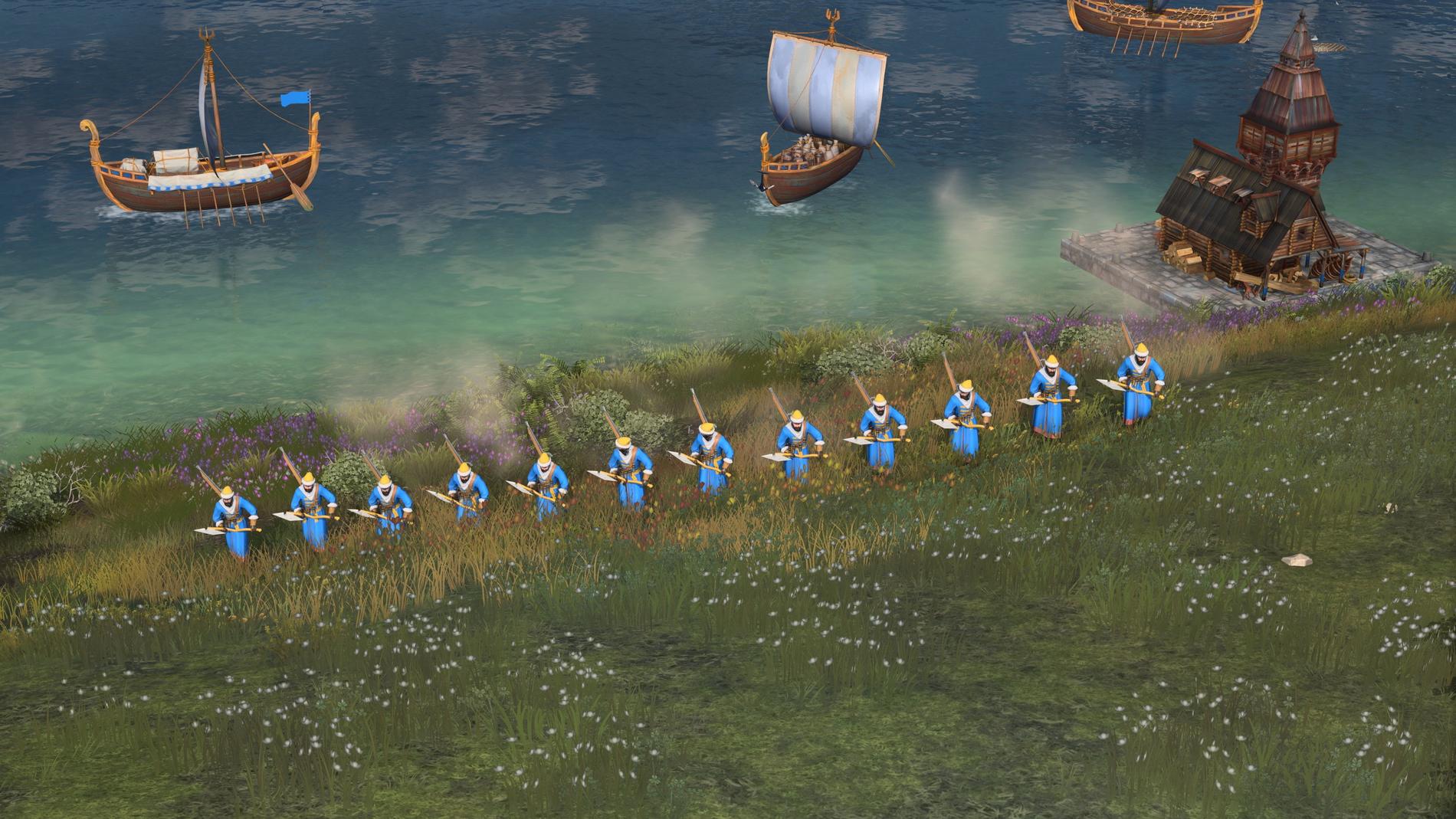 Det är större skillnader mellan de åtta olika rikena nu än i tidigare "Age of empires"-spel. Pressbild.